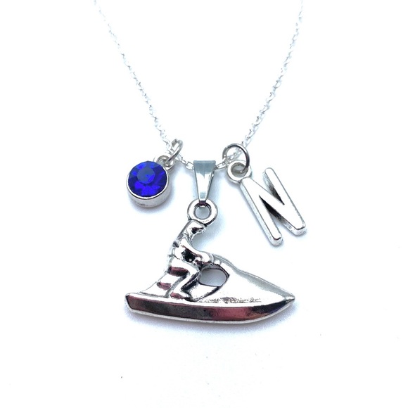 Jet Ski Necklace May Be Personalized - Picture 8 of 9